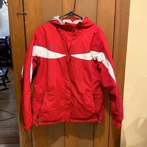 Vintage Women’s Red Winter Insulated Columbia Sportswear Jacket/Coat,Size Large